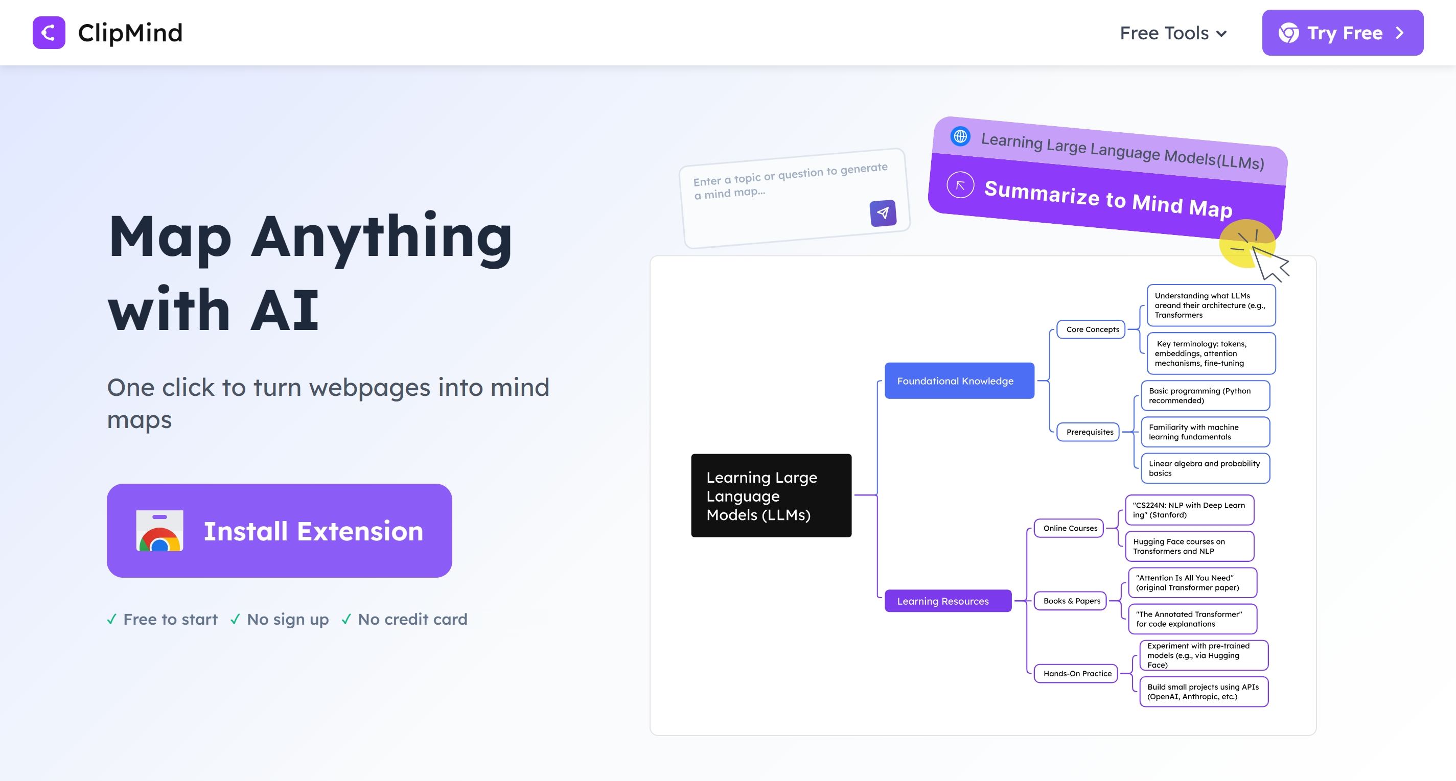 clipmind-homepage-screenshot