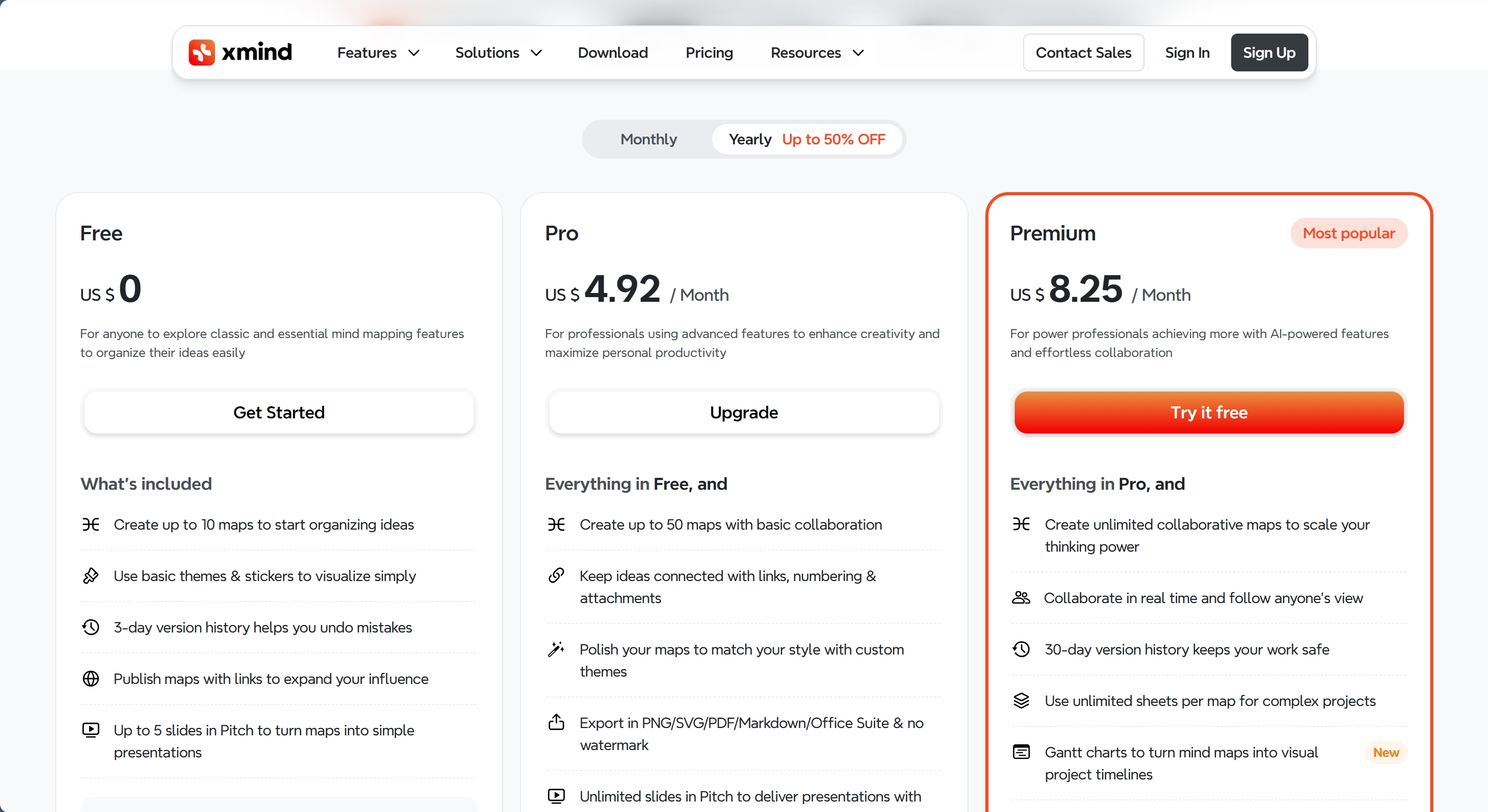 xmind-pricing