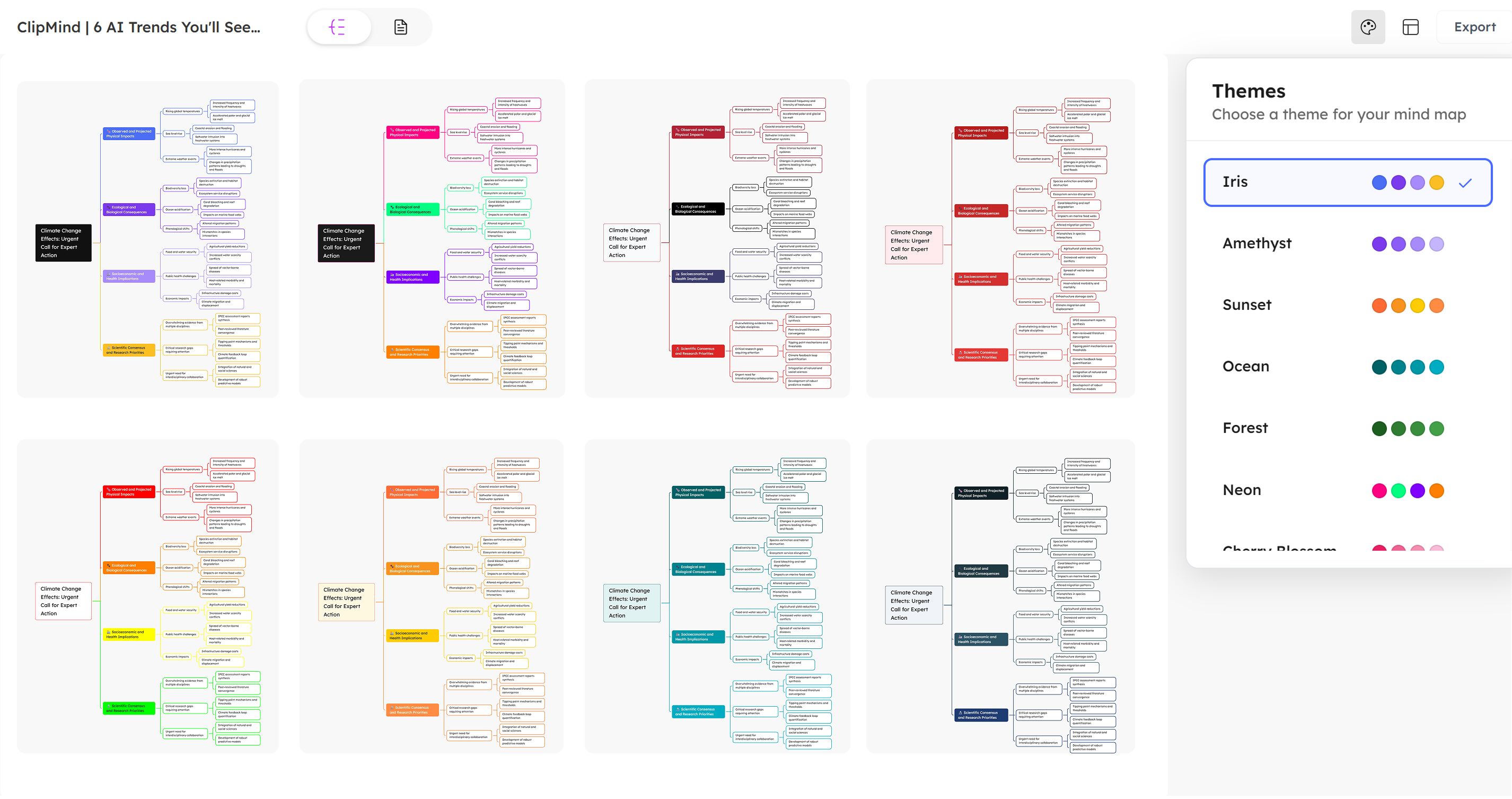 clipmind-color-themes-options-interface