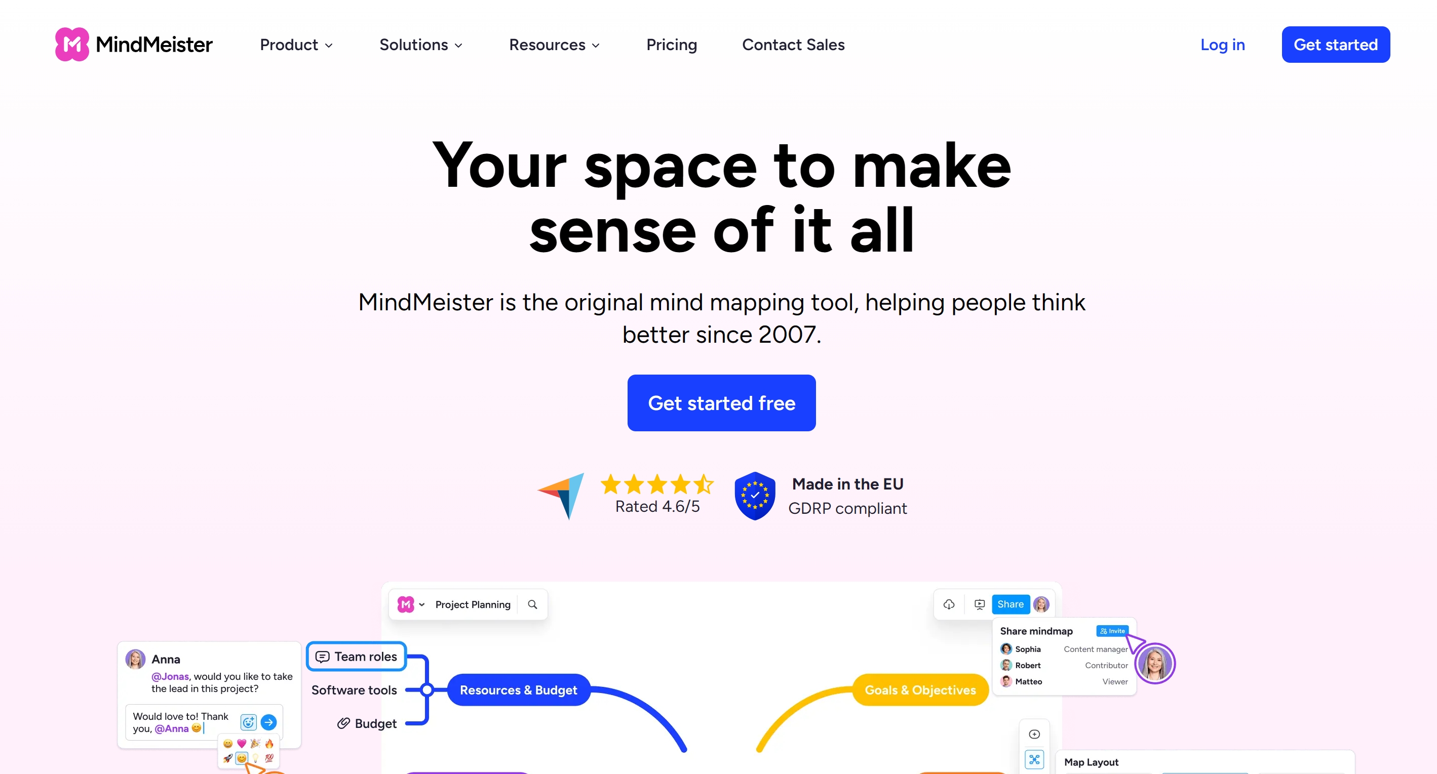 mindmeister-homepage-screenshot