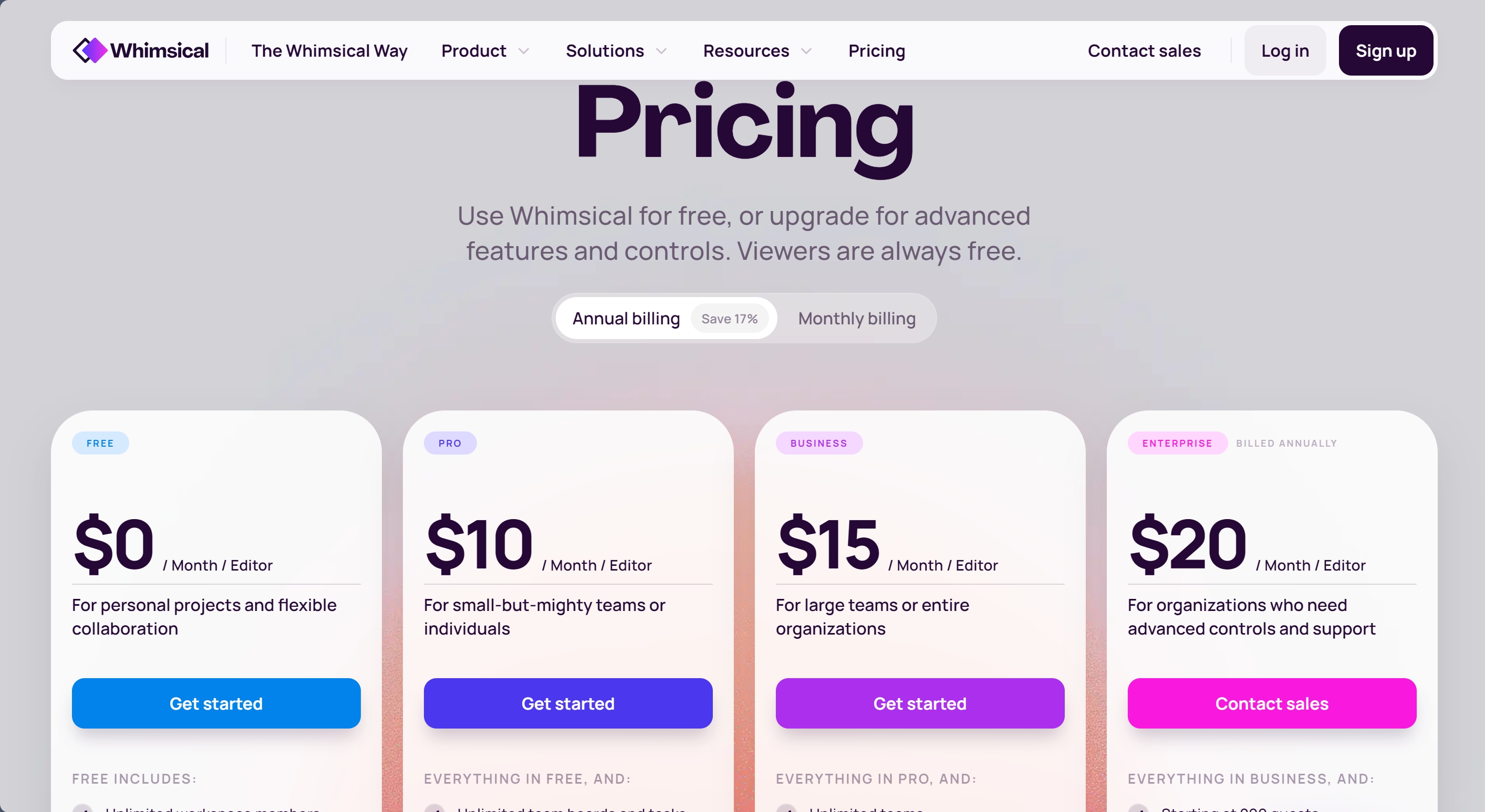 whimsical-pricing-page-screenshot