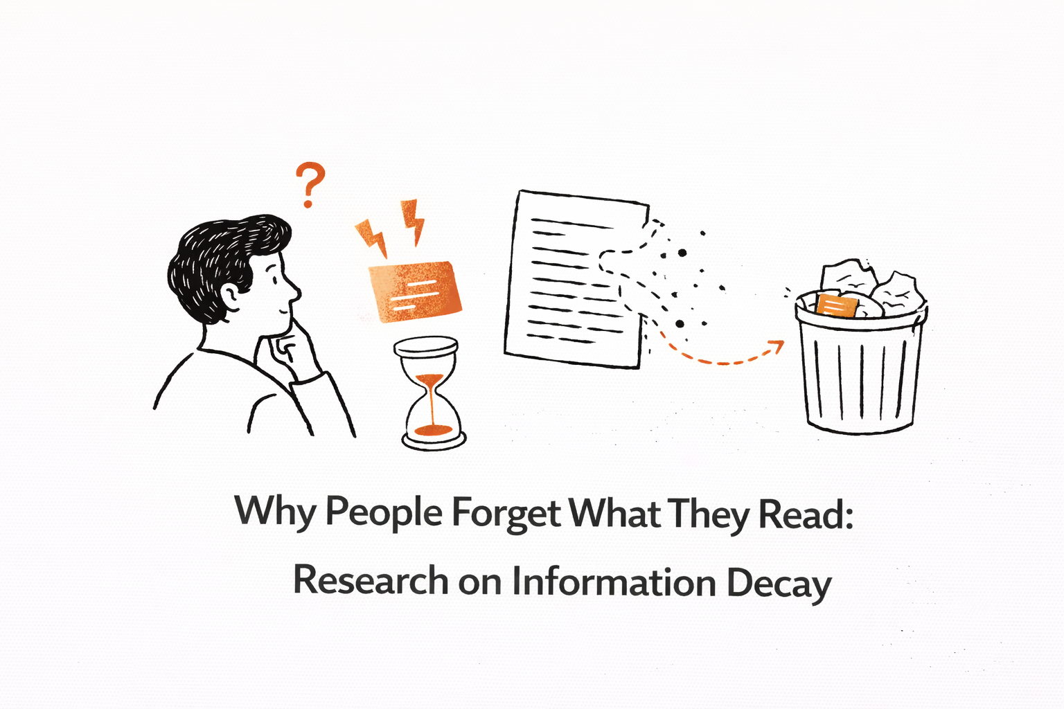 Perché le Persone Dimenticano Ciò che Leggono: Ricerca sul Decadimento delle Informazioni