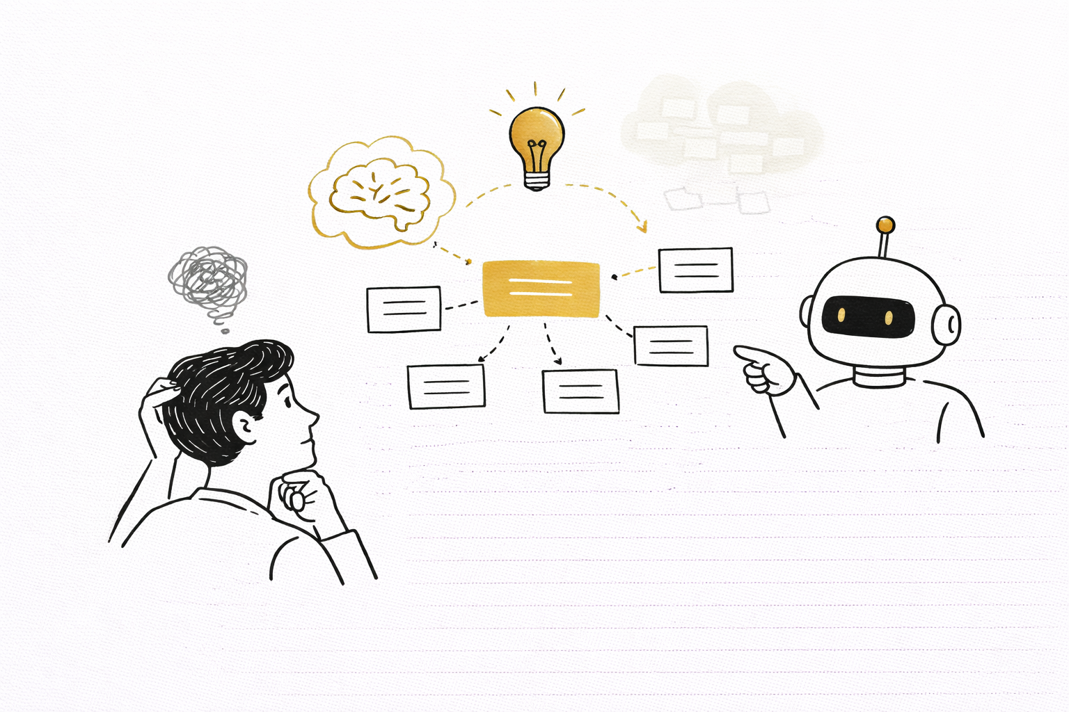 Perché Dimentichiamo le Conversazioni con l'IA e Come le Mappe Mentali Aiutano