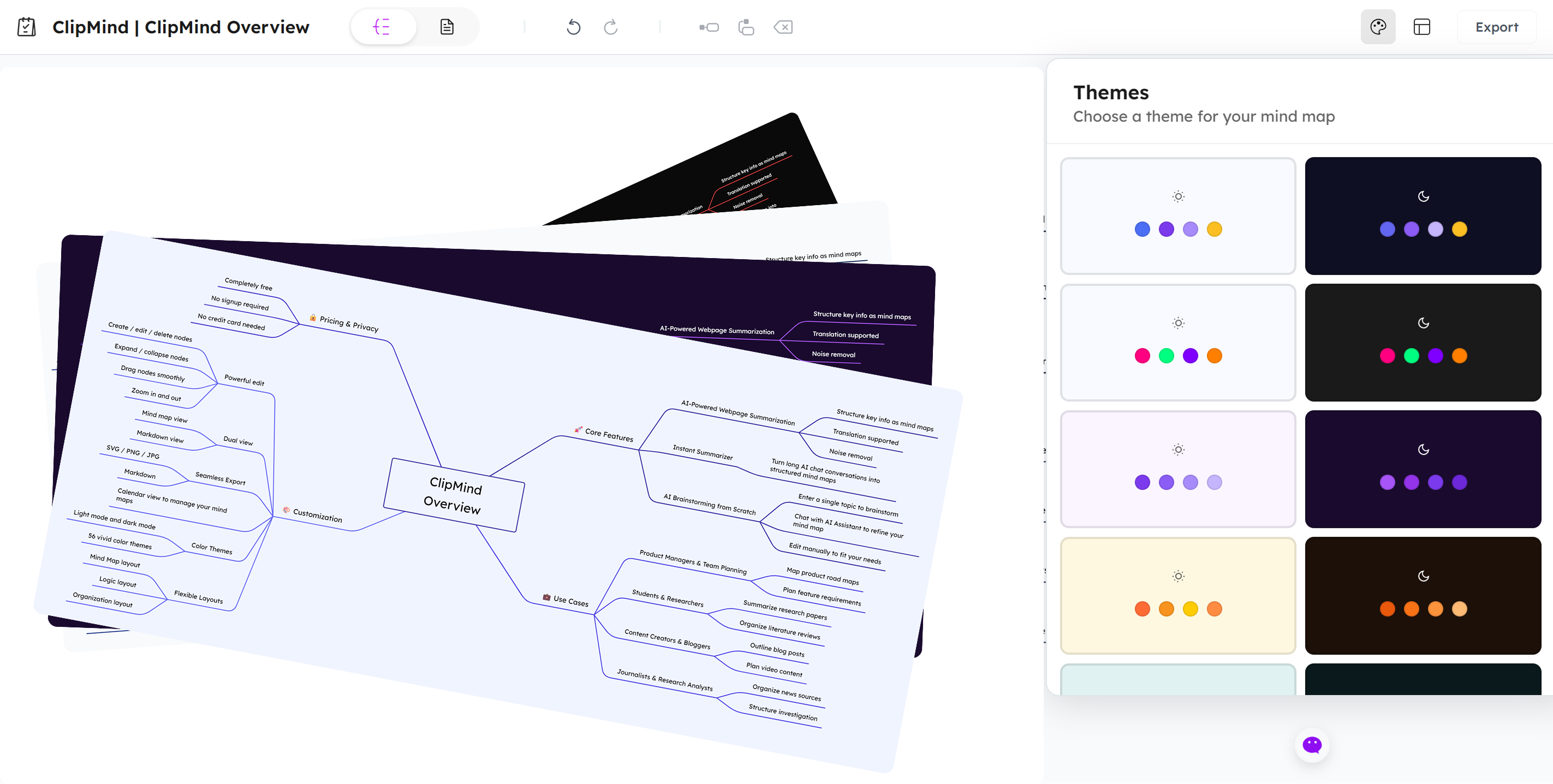 clipmind-color-themes-options-interface