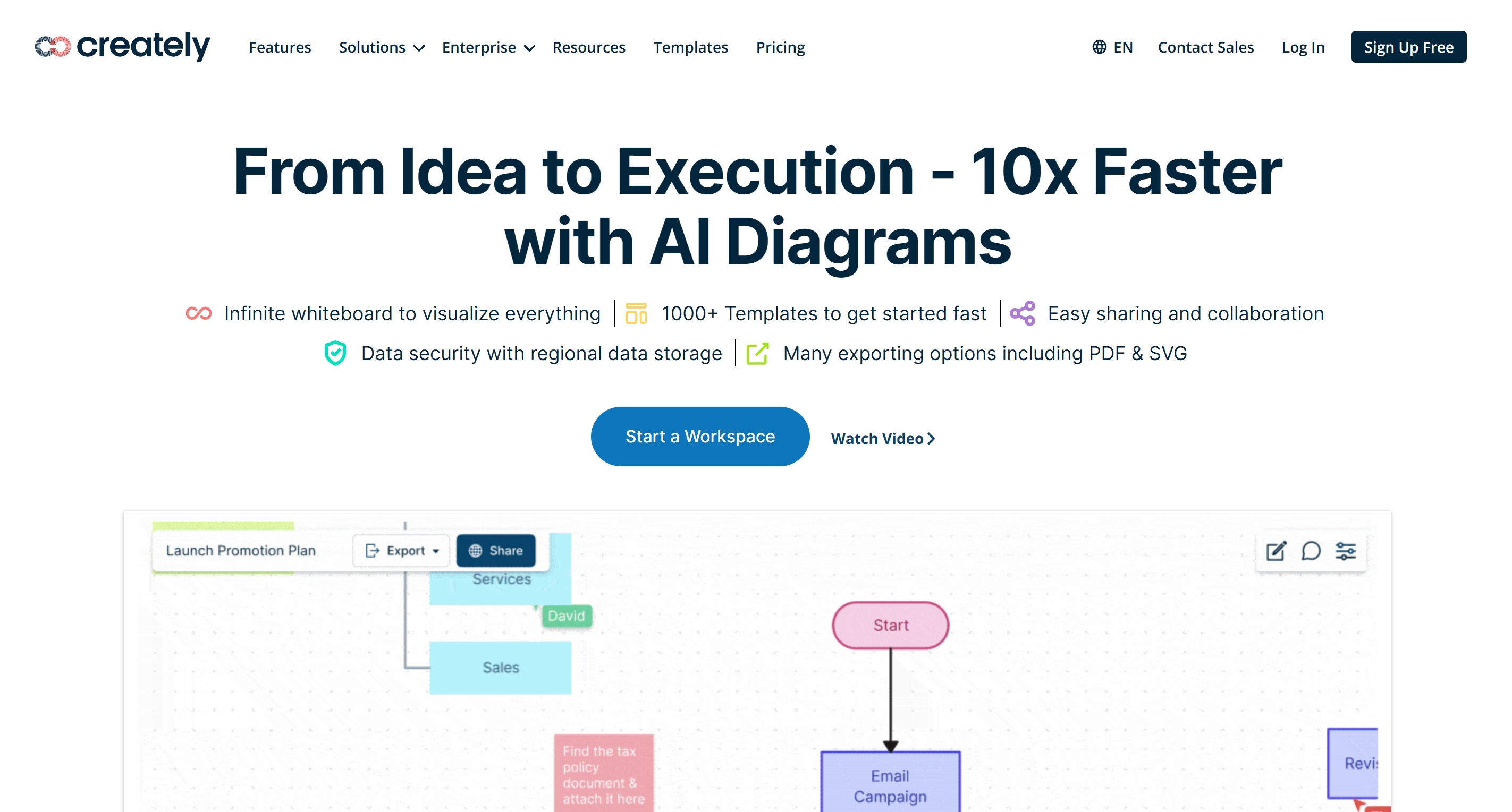 creately-homepage-screenshot